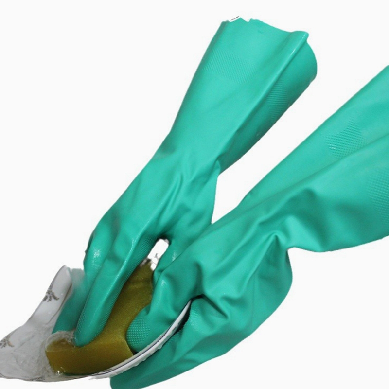 Makapal na Food Grade Safe Nitrile Gloves