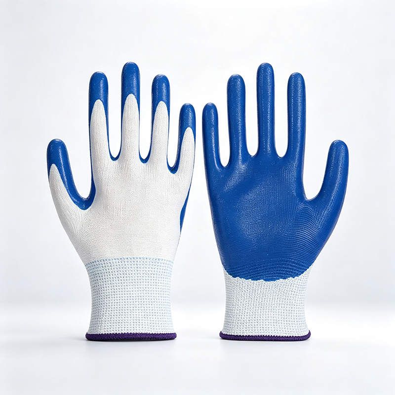 Chemical at Oil Resistant Nitrile Coated Work Gloves