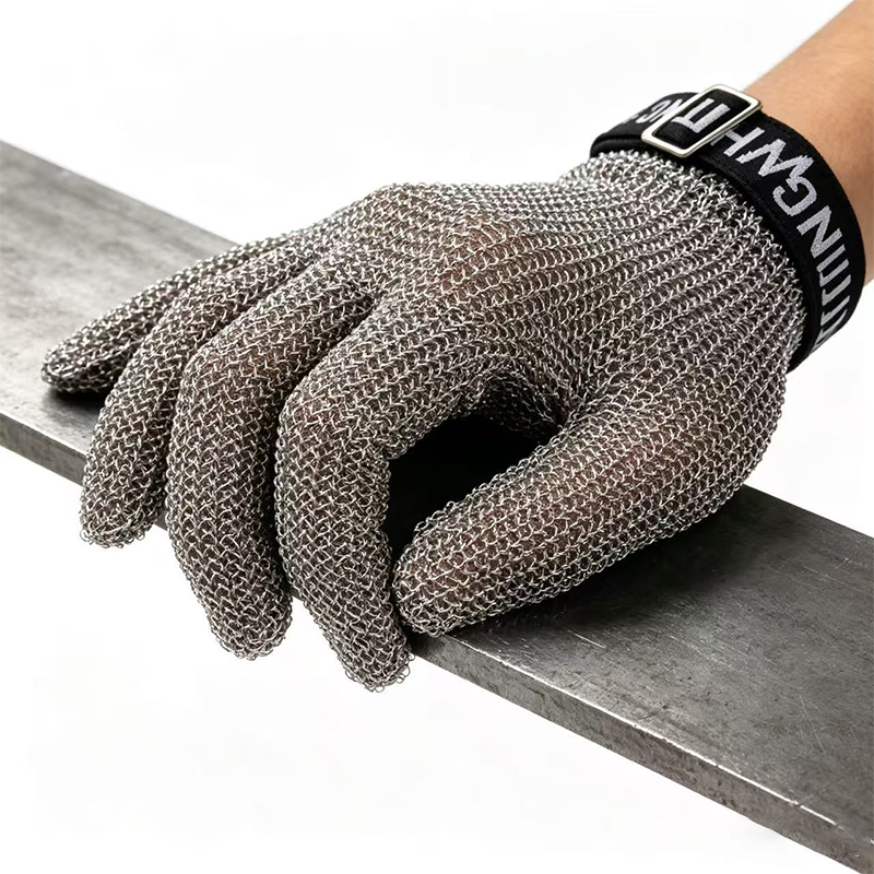 Hindi kinakalawang na Steel Ring Mesh Anti Cutting Gloves