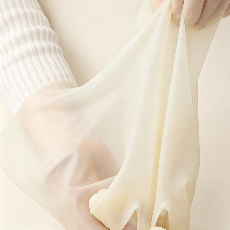 Makapal na Food Grade Safe Nitrile Gloves