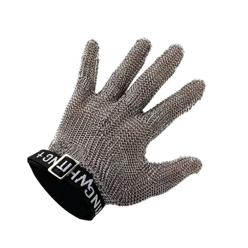 Hindi kinakalawang na Steel Ring Mesh Anti Cutting Gloves