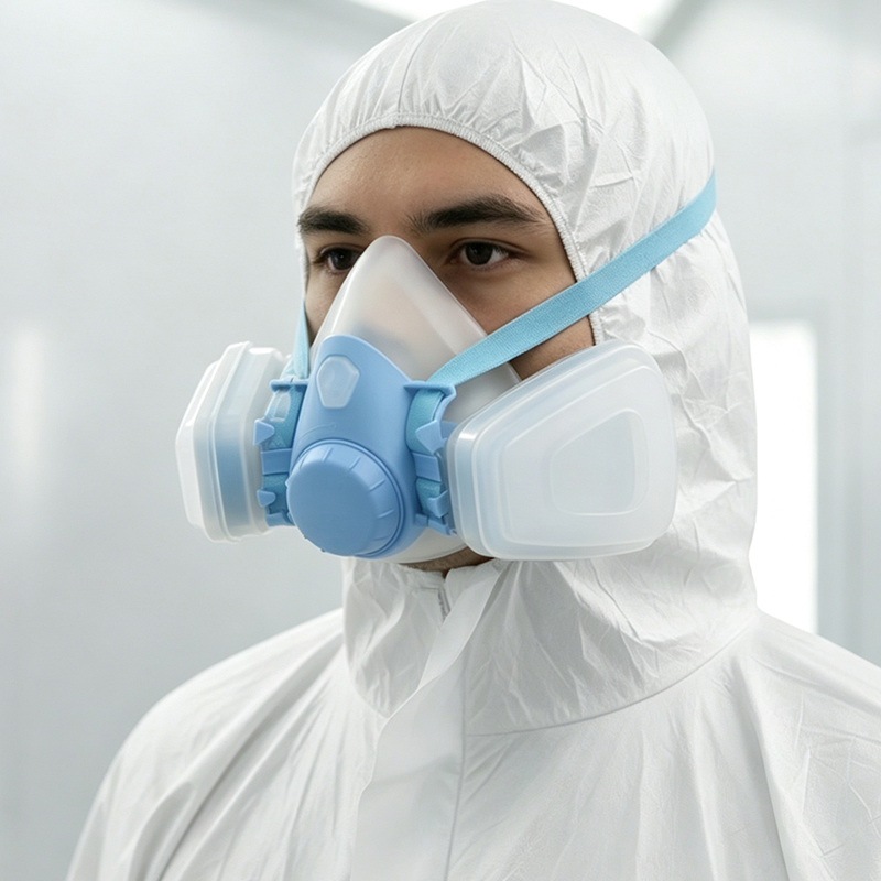 Dual Filter Silicone Gas Mask