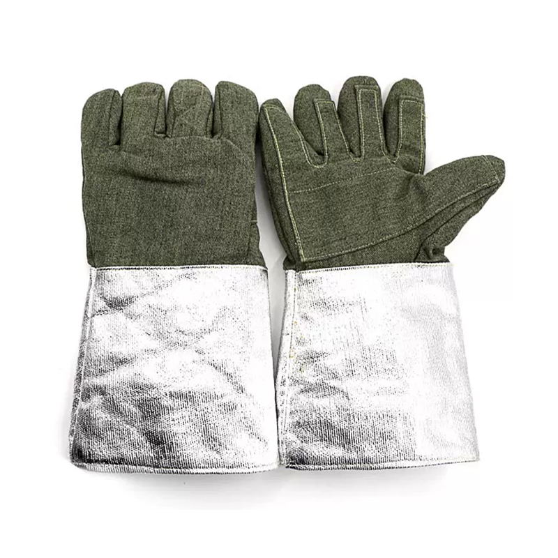 1000°C Nagniningning na Heat Resistant Aramid Carbon Fiber Gloves