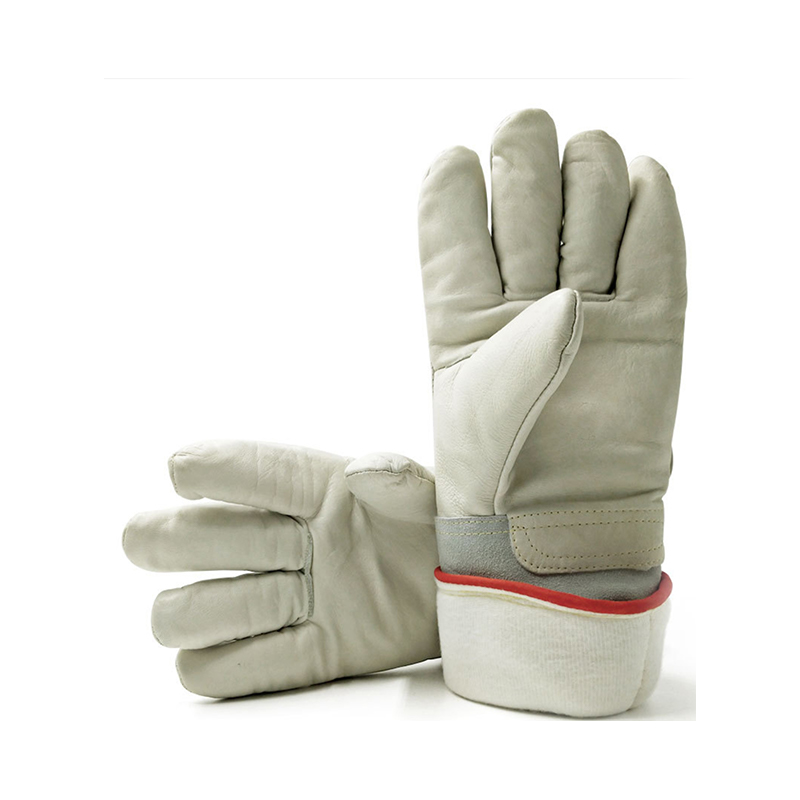 -150 ° C cryo gloves na may balat ng baka