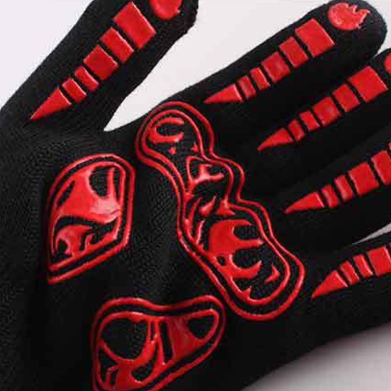 Panlaban sa init na Silicone Barbecue Gloves