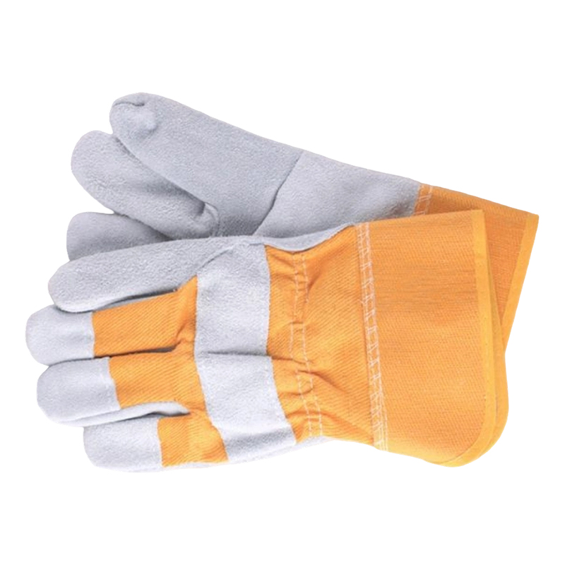 Cow Split Leather Full Palm Work Gloves