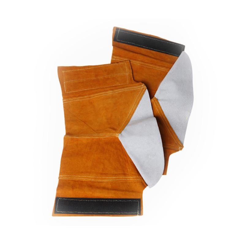 Kevlar-Stitched Cow Split Leather Welding Foot Cover