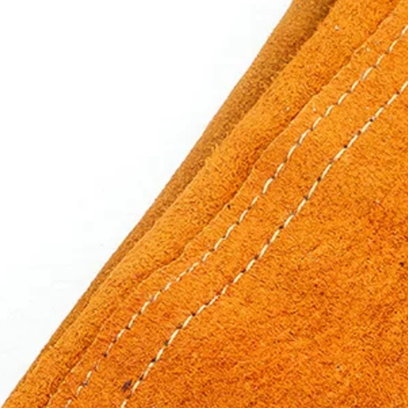 Kevlar-Stitched Cow Split Leather Welding Foot Cover