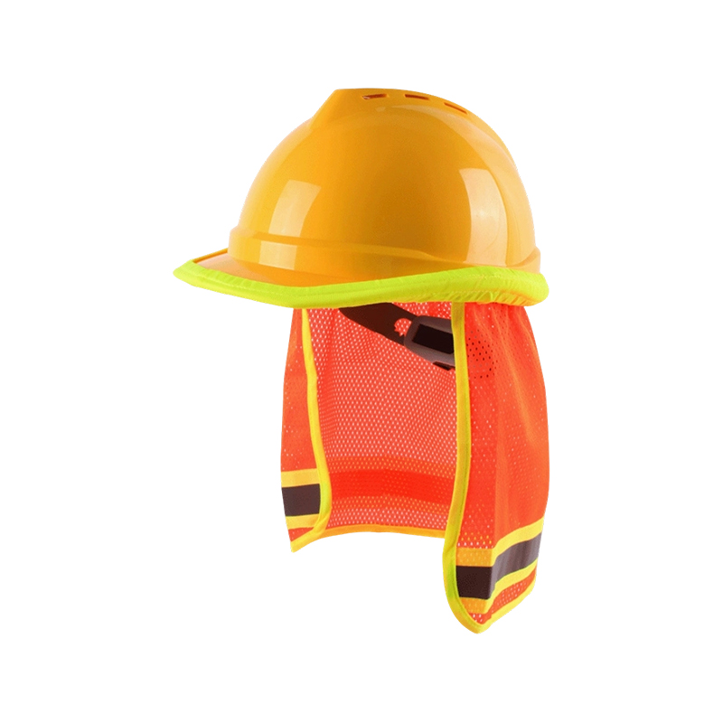 High-Visibility Mesh Sunshade para sa Safety Helmets