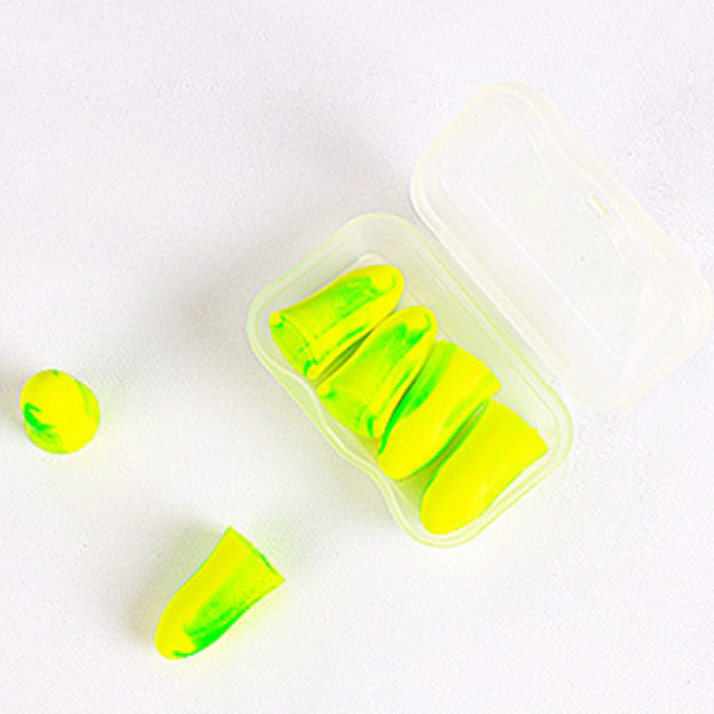 Slow-Rebound na PU Foam Noise Reduction Earplug na Hugis Bell