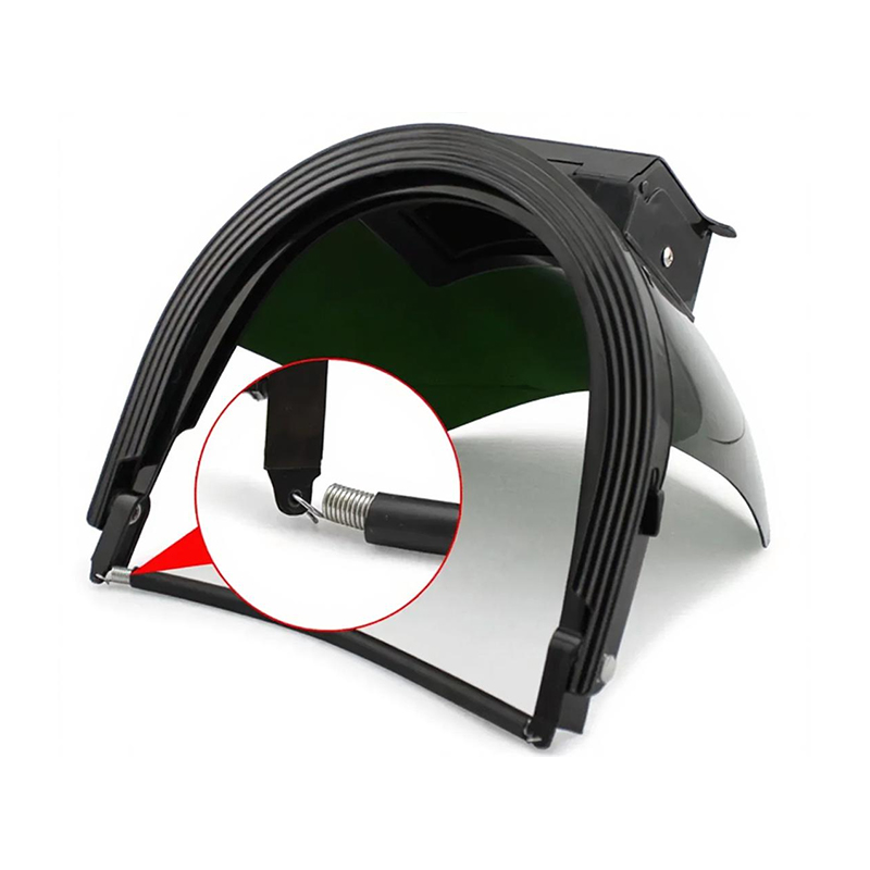 Helmet-Mounted Auto-matting welding mask