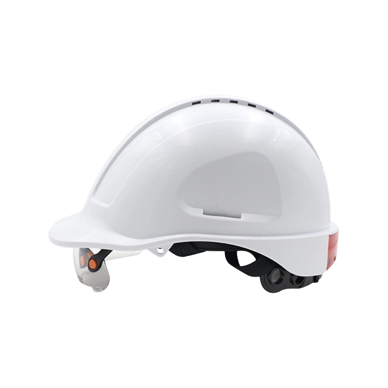 Goggles helmet na may Integrated Retractable Visor