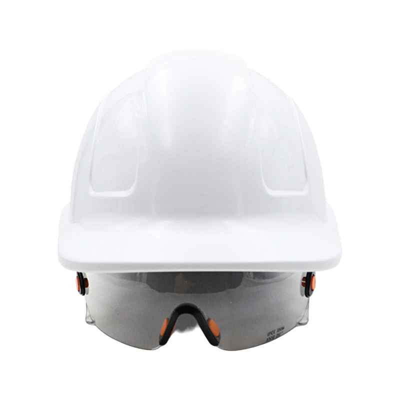 Goggles helmet na may Integrated Retractable Visor