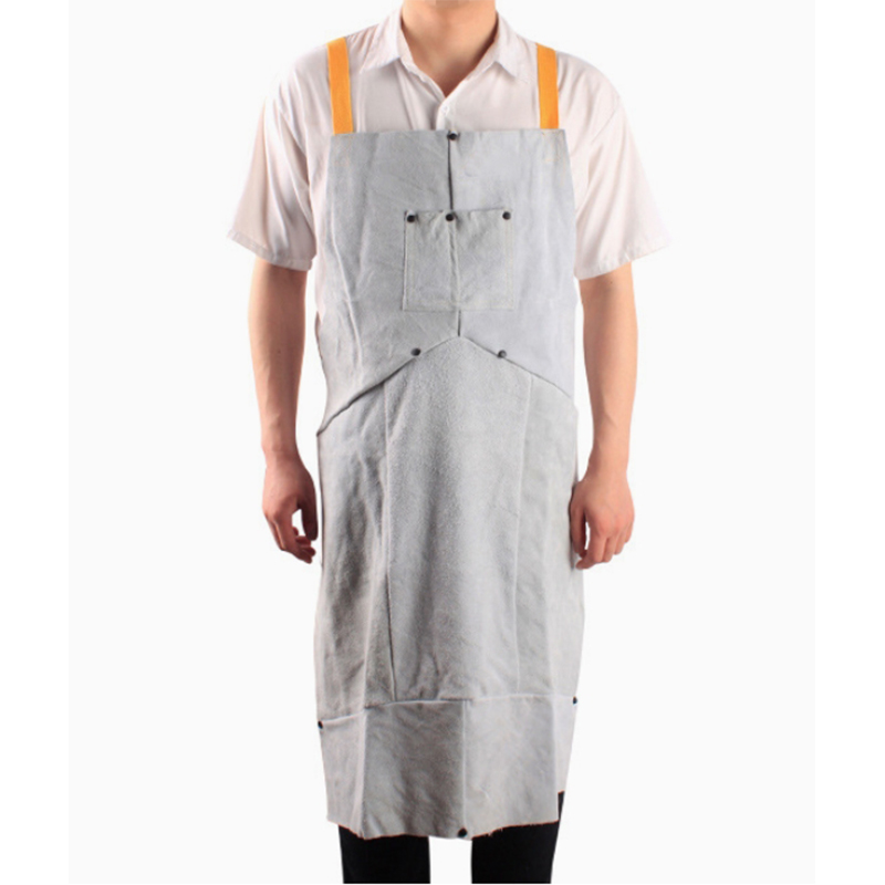 Heavy-Duty Welded Cowhide Work Apron