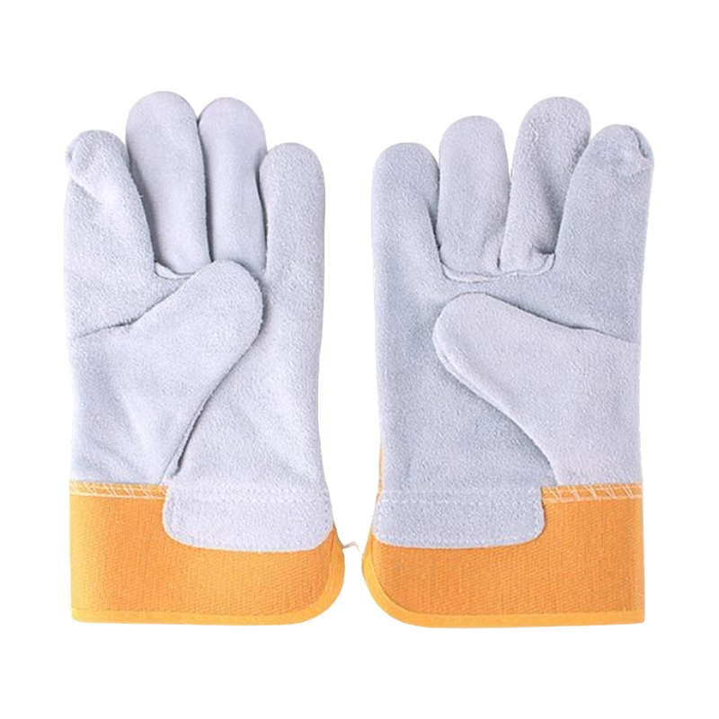 Cow Split Leather Full Palm Work Gloves