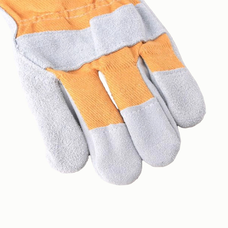 Cow Split Leather Full Palm Work Gloves