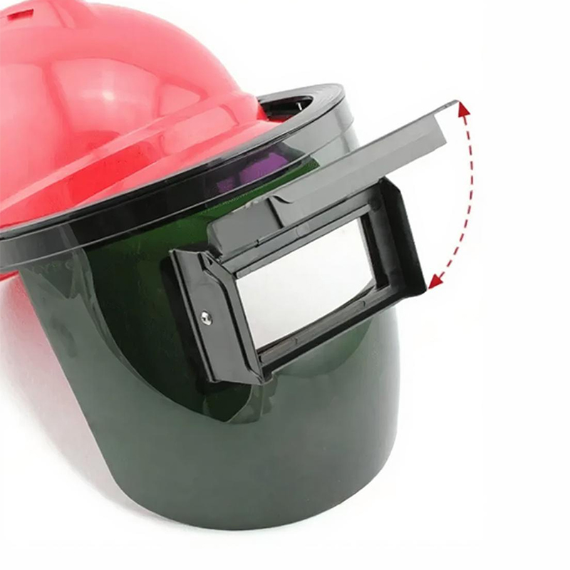 Helmet-Mounted Auto-matting welding mask