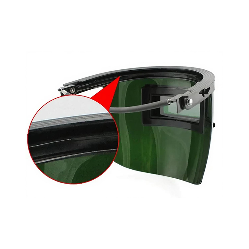 Helmet-Mounted Auto-matting welding mask