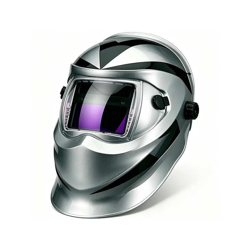 Solar Auto-Darkening Digital Welding Helmet na may Touch Screen Controls
