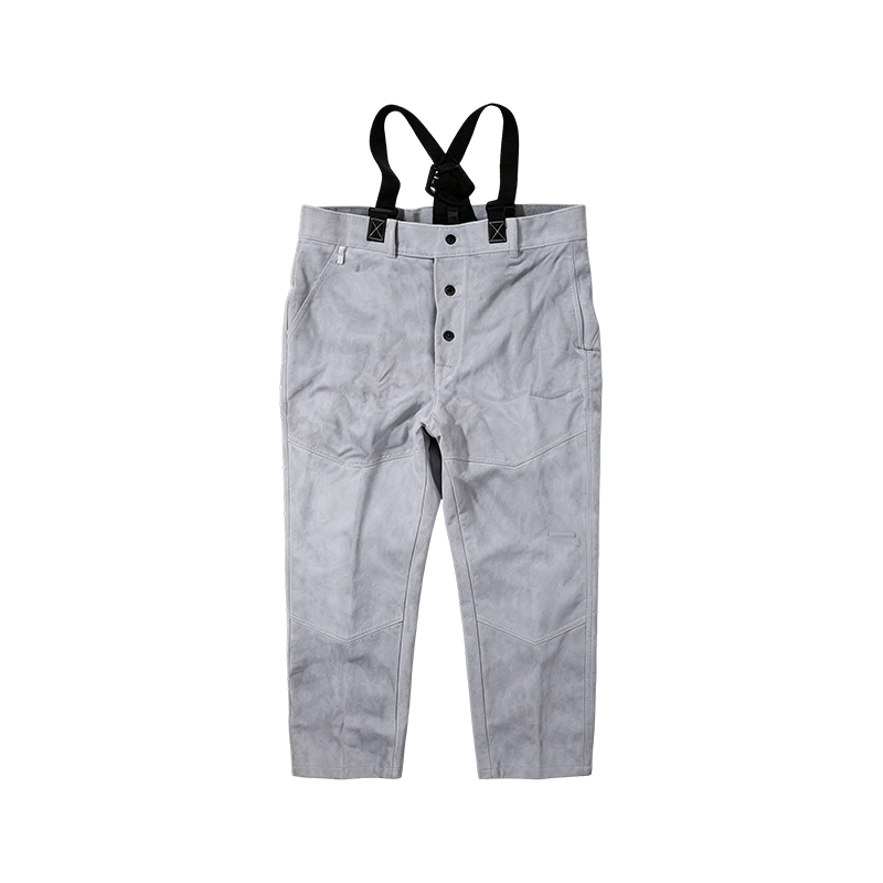 Natural Cow Split Leather Welding Pants