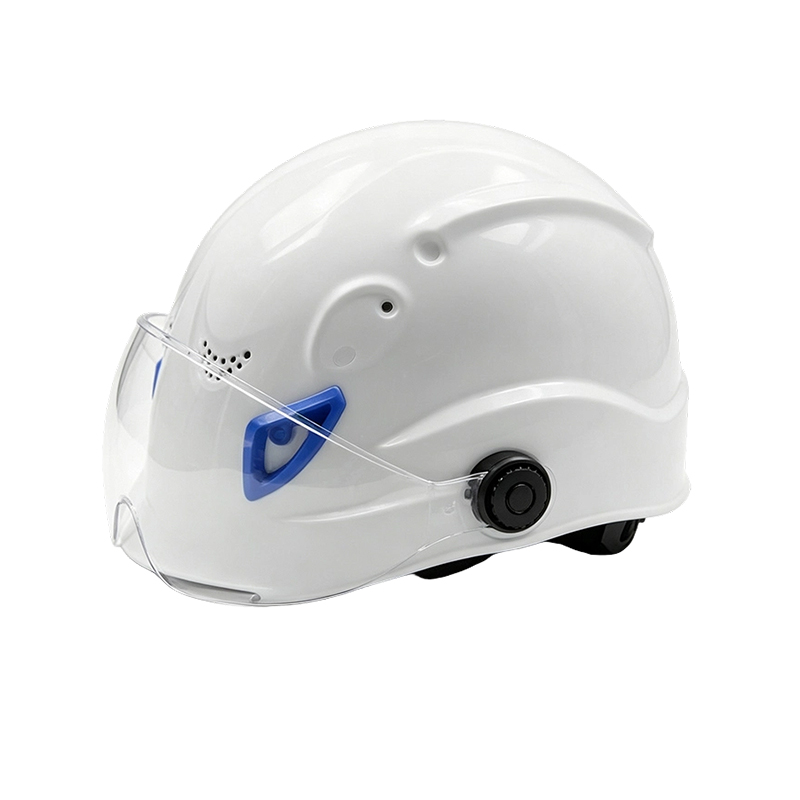 Dual-Purpose ABS Safety Helmet na may Integrated PC Goggles