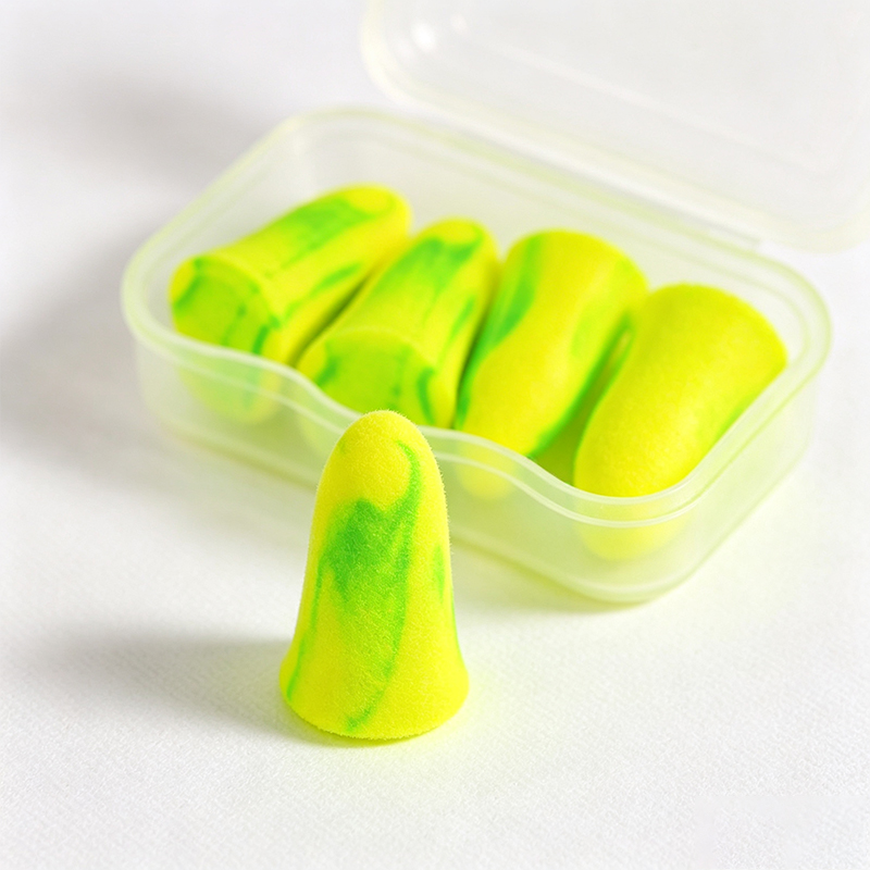 Slow-Rebound na PU Foam Noise Reduction Earplug na Hugis Bell