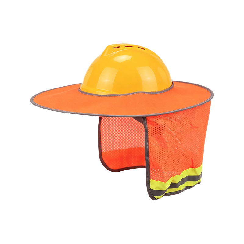 Full-Brim High-Visibility Sunshade na may Mesh Neck Protector