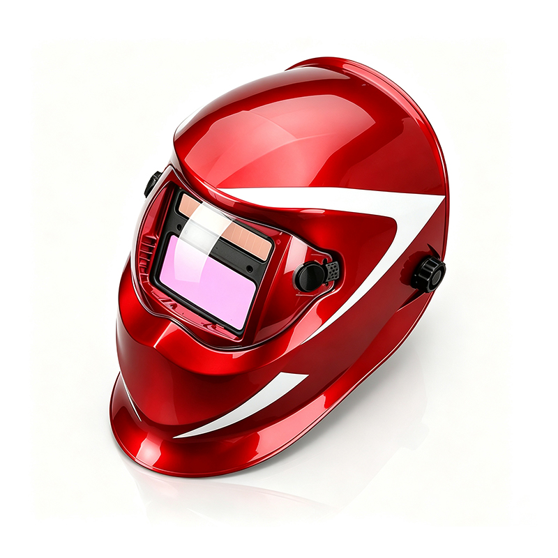 Solar Auto-Darkening Digital Welding Helmet na may Touch Screen Controls
