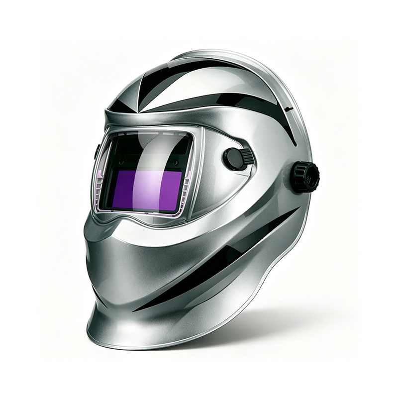 Solar Auto-Darkening Digital Welding Helmet na may Touch Screen Controls