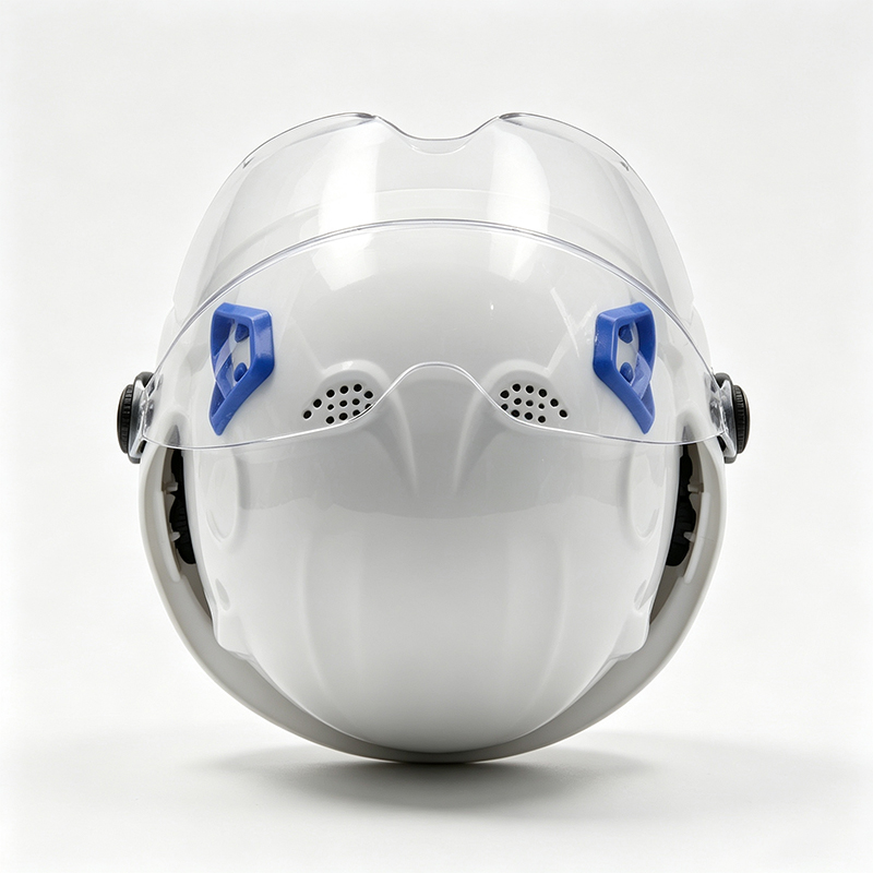 Dual-Purpose ABS Safety Helmet na may Integrated PC Goggles