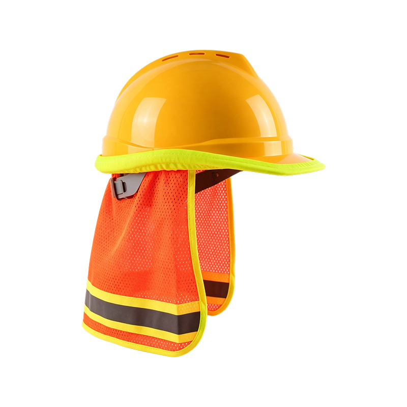 High-Visibility Mesh Sunshade para sa Safety Helmets