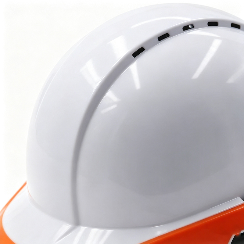 High-Visibility Fluorescent Industrial Safety Helmet