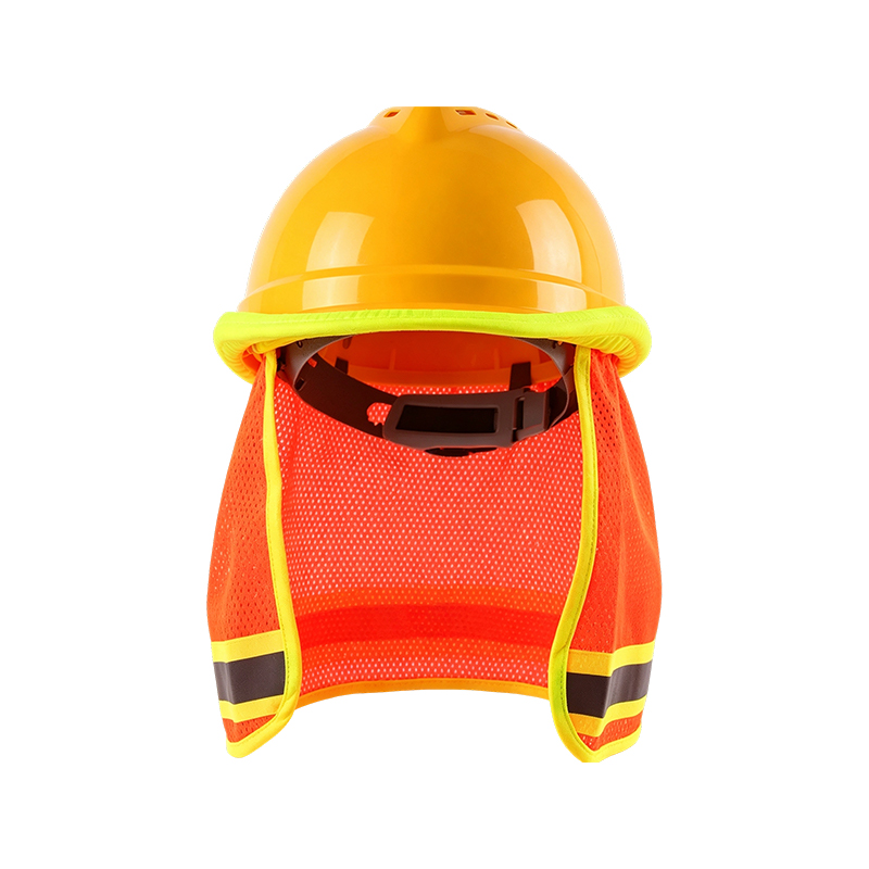 High-Visibility Mesh Sunshade para sa Safety Helmets