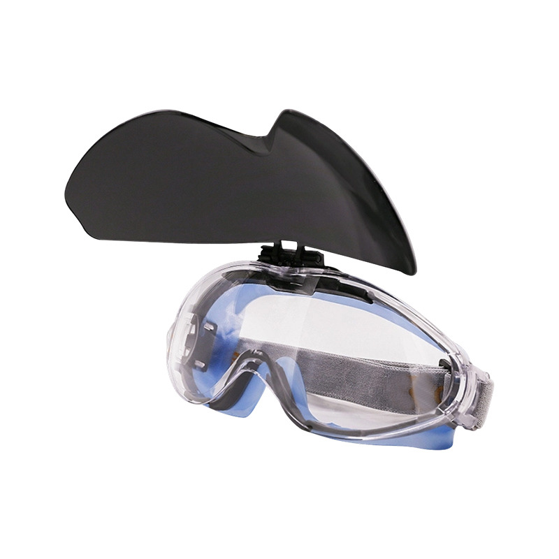 Flip-Up Dual Lens Anti-Fog Safety Goggles