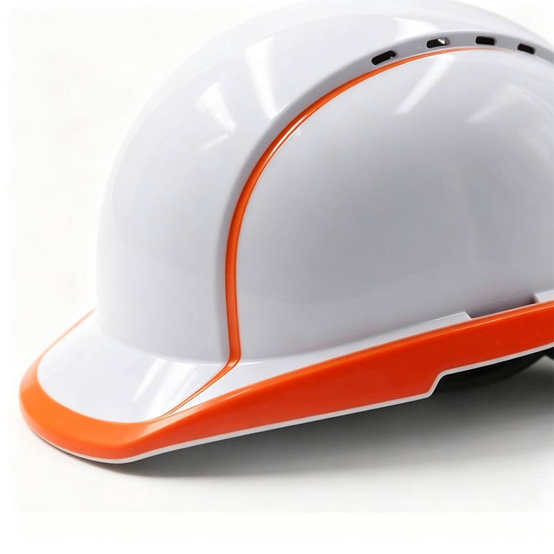 High-Visibility Fluorescent Industrial Safety Helmet