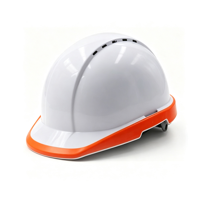 High-Visibility Fluorescent Industrial Safety Helmet