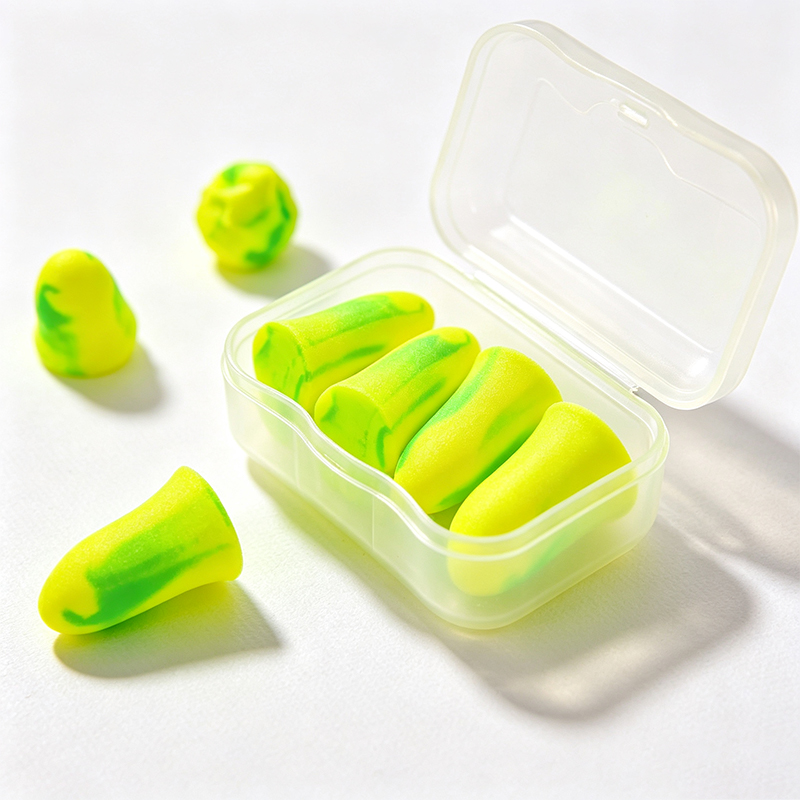 Slow-Rebound na PU Foam Noise Reduction Earplug na Hugis Bell
