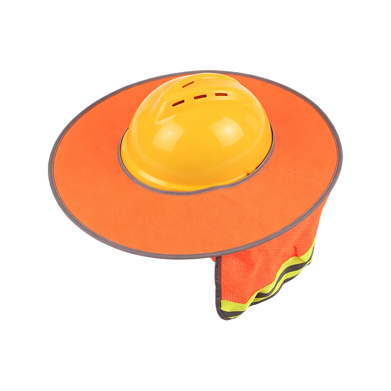 Full-Brim High-Visibility Sunshade na may Mesh Neck Protector