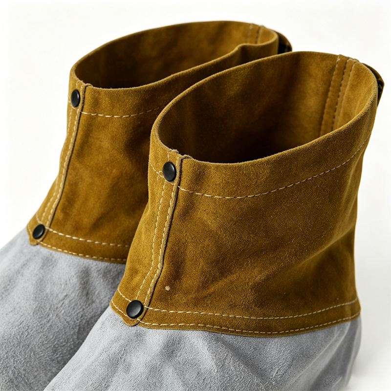 Cow Split Leather Welding Foot Cover