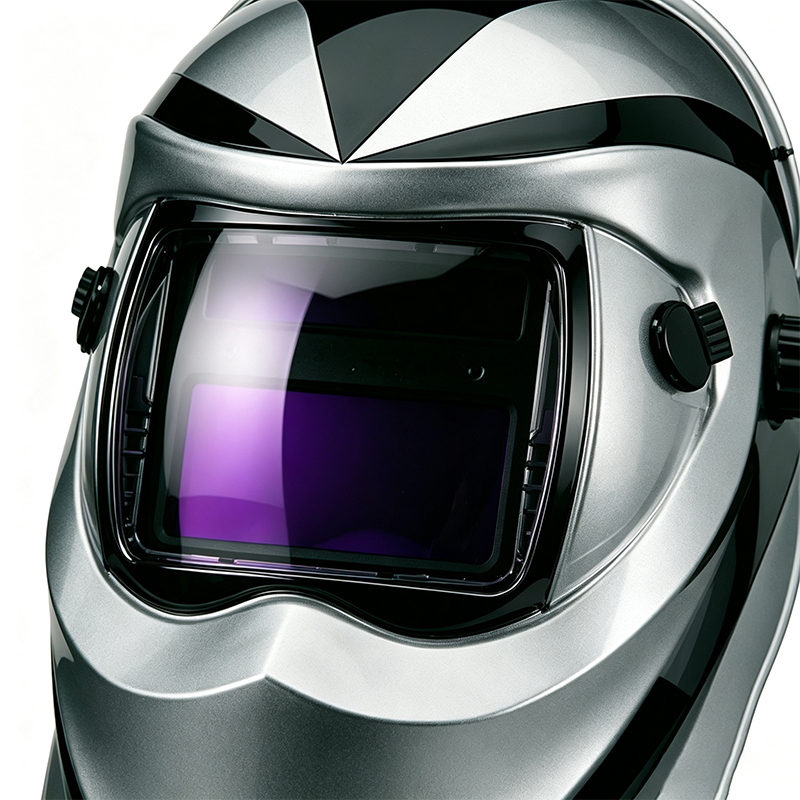 Solar Auto-Darkening Digital Welding Helmet na may Touch Screen Controls