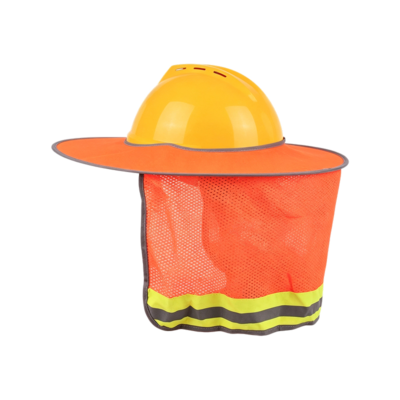 Full-Brim High-Visibility Sunshade na may Mesh Neck Protector