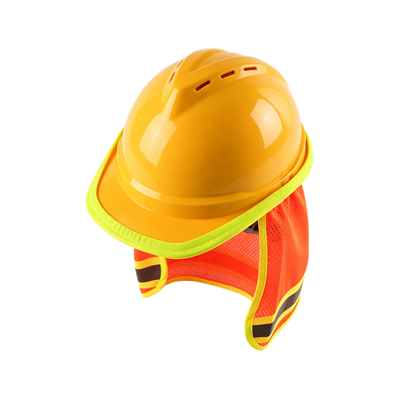 High-Visibility Mesh Sunshade para sa Safety Helmets