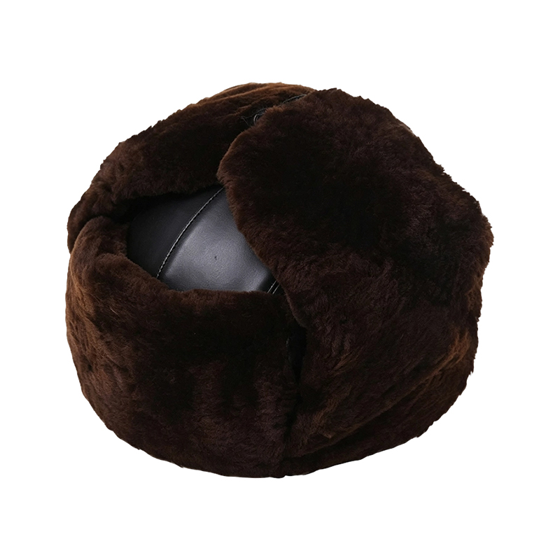 Cold-Proof Safety Helmet na may Real Wool Cashmere Lining