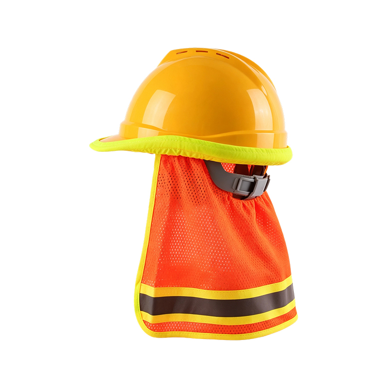 High-Visibility Mesh Sunshade para sa Safety Helmets