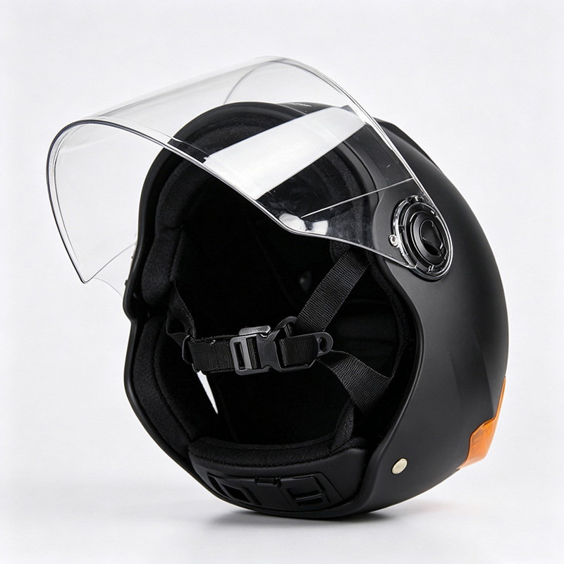 Utility Riding Helmet na may Integrated Eye Protection
