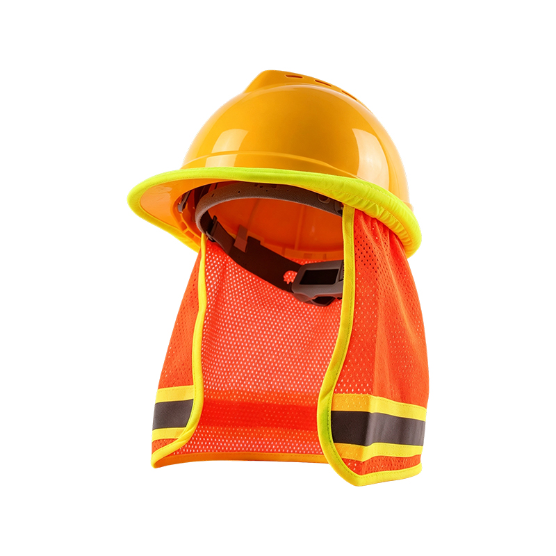 High-Visibility Mesh Sunshade para sa Safety Helmets