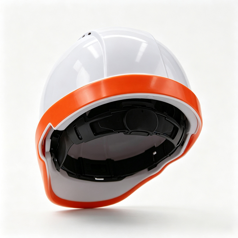 High-Visibility Fluorescent Industrial Safety Helmet
