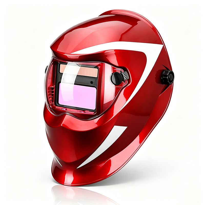 Solar Auto-Darkening Digital Welding Helmet na may Touch Screen Controls