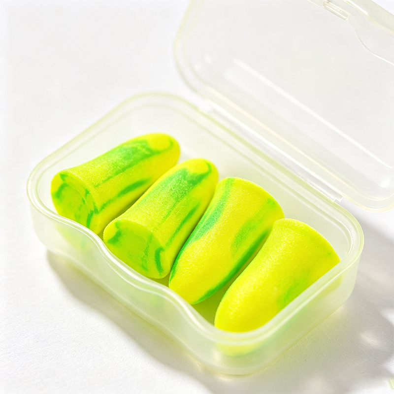 Slow-Rebound na PU Foam Noise Reduction Earplug na Hugis Bell