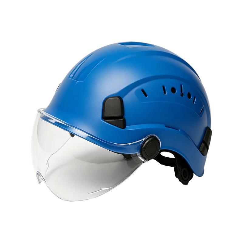 Goggles helmet na may Integrated Retractable Visor